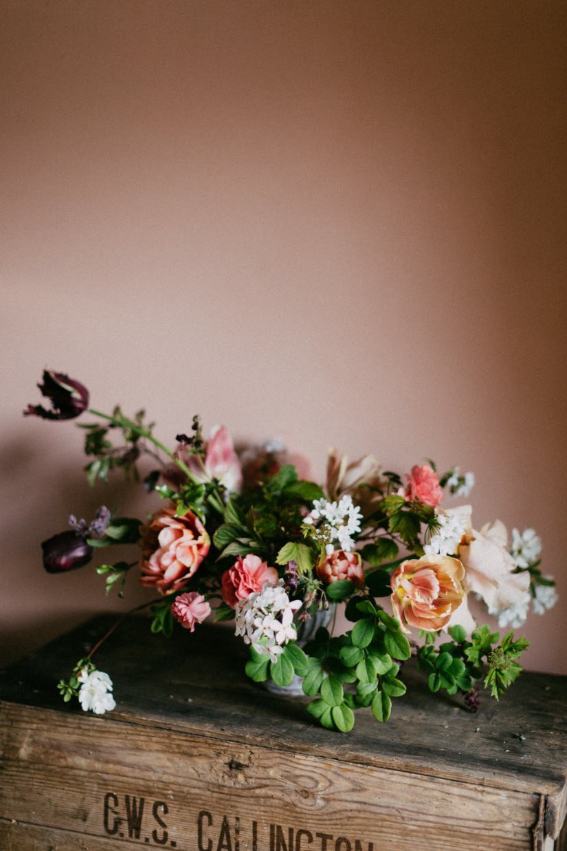 Wedding florals centrepiece