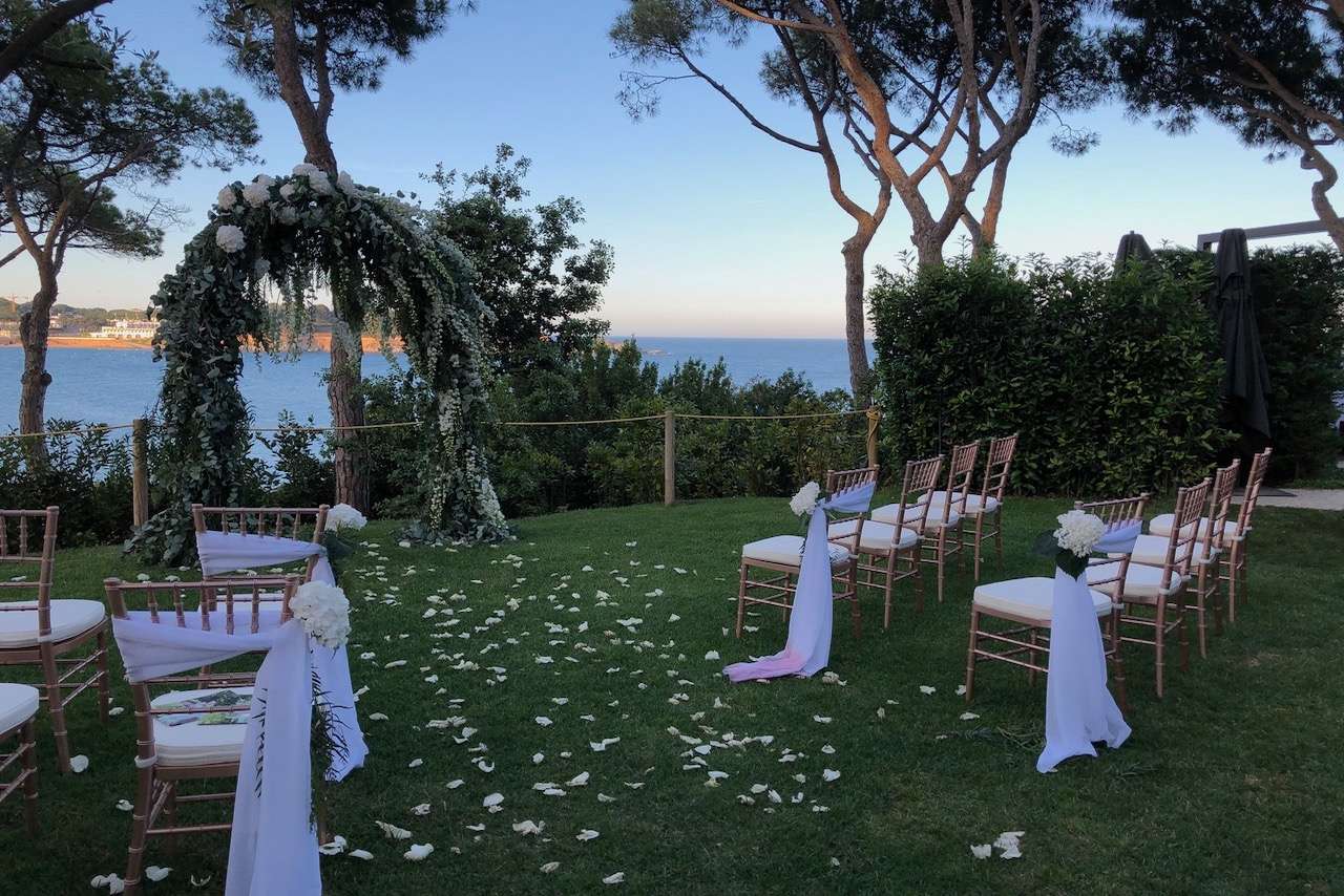 A wedding venue by the sea